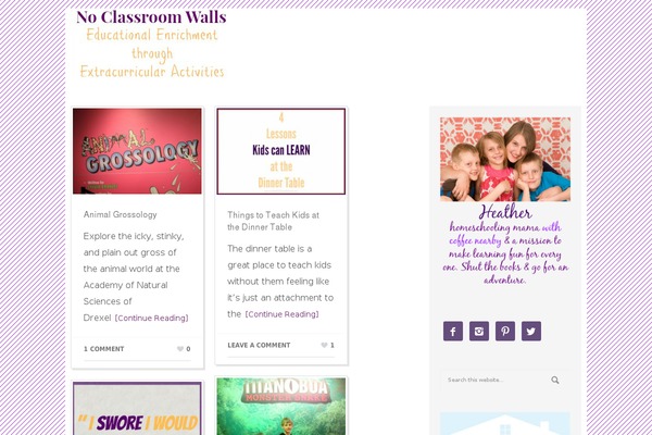noclassroomwalls.com site used Pinspired