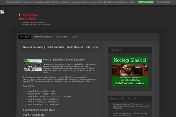 Destro theme site design template sample