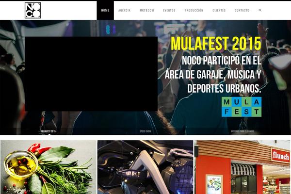 Senna theme site design template sample