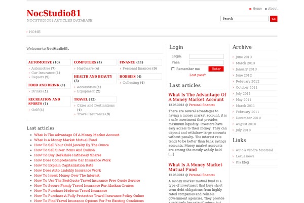 nocstudio81.com site used Article Directory