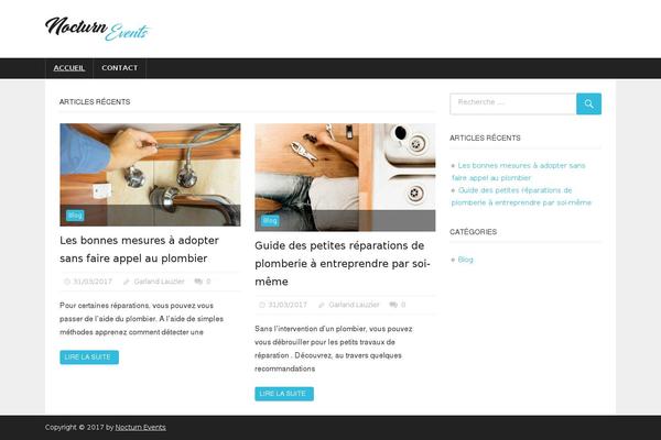 SuperMag theme site design template sample