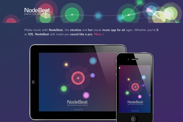 nodebeat.com site used Jquerymobile