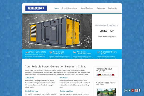 Ecobiz theme site design template sample