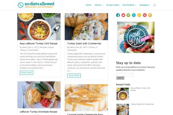 Site using Visual Recipe Index plugin
