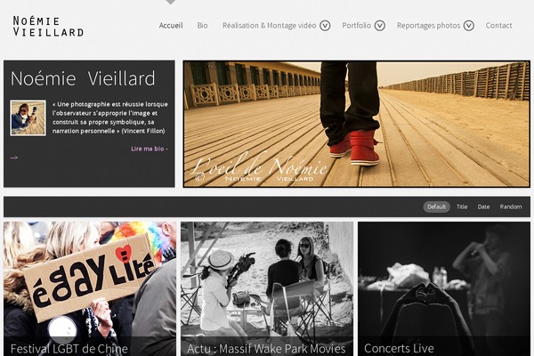 Fluxus theme site design template sample