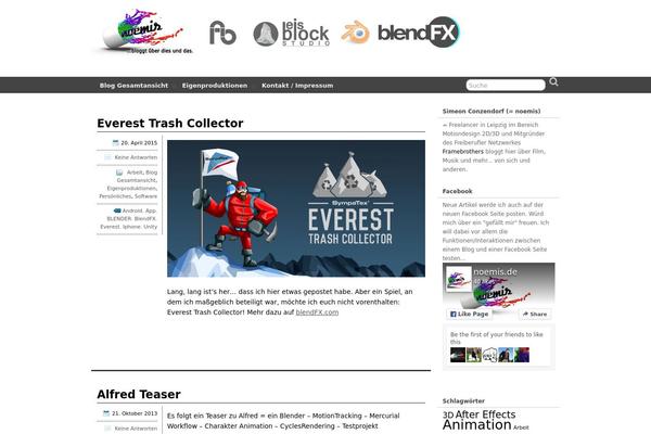 Site using Facebook AWD All in one plugin