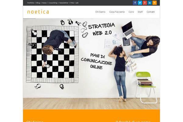 The7 Child theme site design template sample