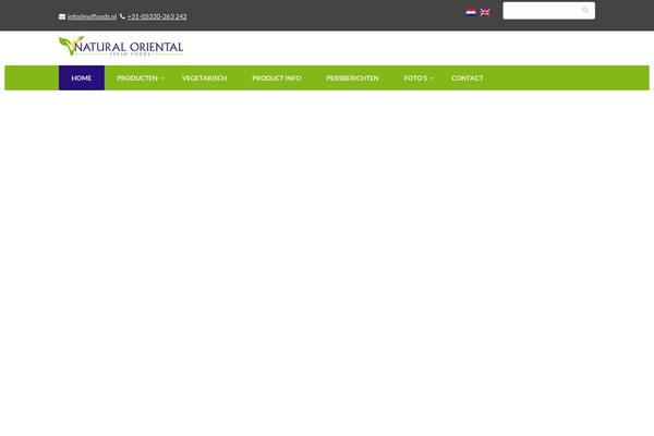 OrganicFood theme site design template sample