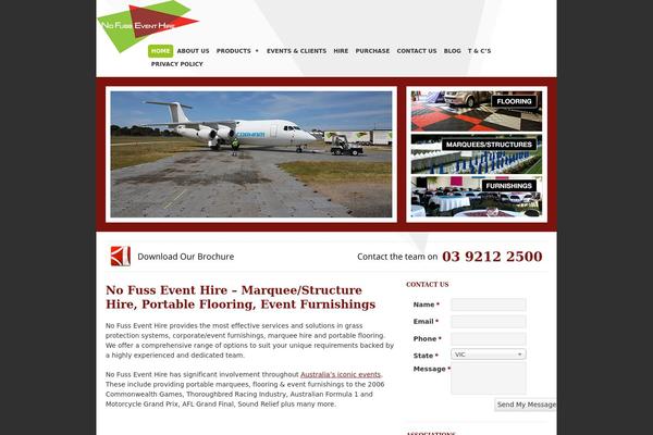Hiroshi theme site design template sample