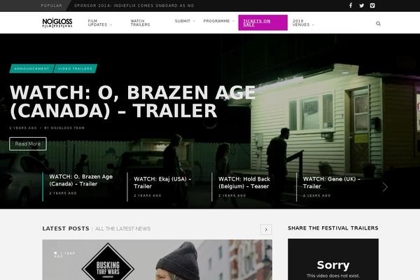 Site using Easy Heads Up Bar plugin