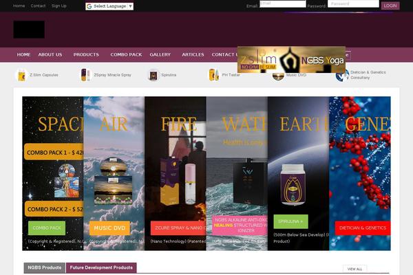 Herald theme site design template sample