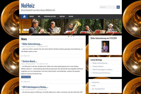 Site using Header Image Slider plugin