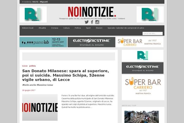 noinotizie.it site used VT Blogging