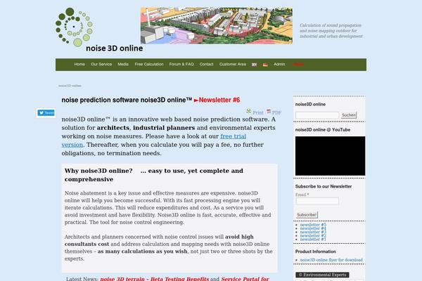 Twenty Ten theme site design template sample