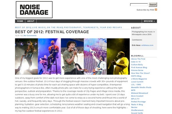 Site using Flickr-tag plugin