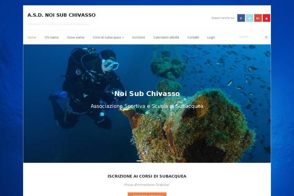 Sento theme site design template sample