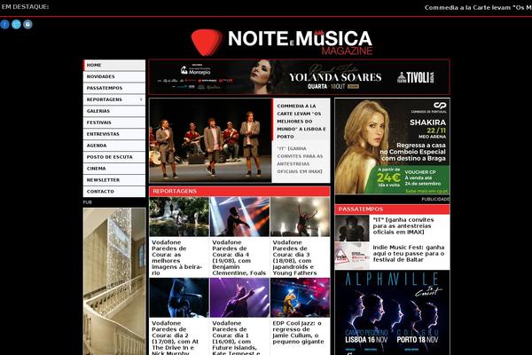 News theme site design template sample