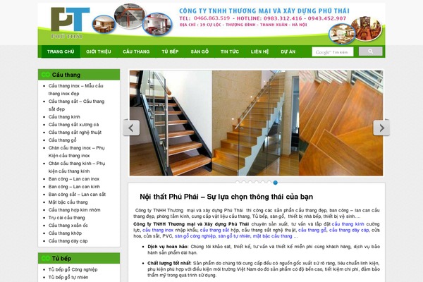 Site using WordPress Thumbnail Slider plugin