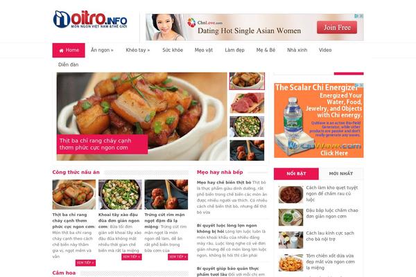 Glamour theme site design template sample