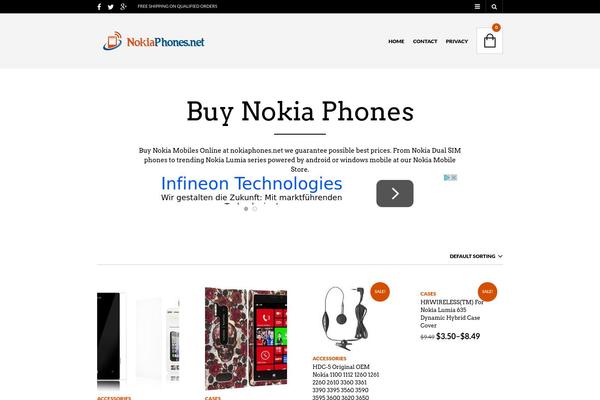The Retailer theme site design template sample