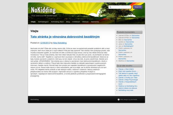Site using Čeština pro WordPress plugin