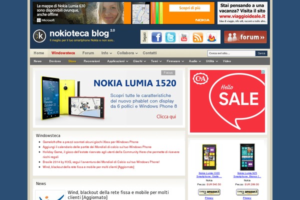 NewsOnline theme site design template sample