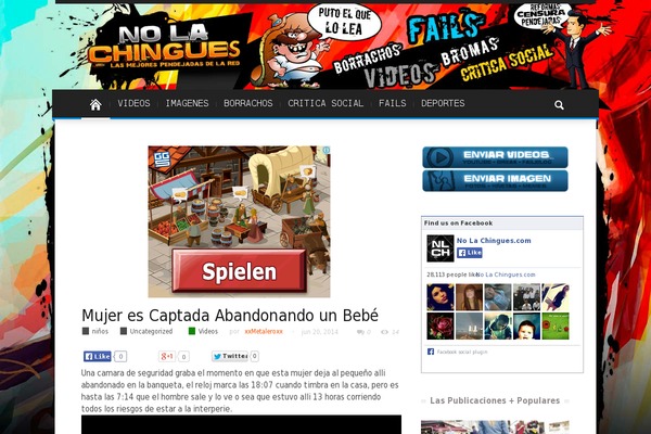nolachingues.com site used Magazin_wp_1.5