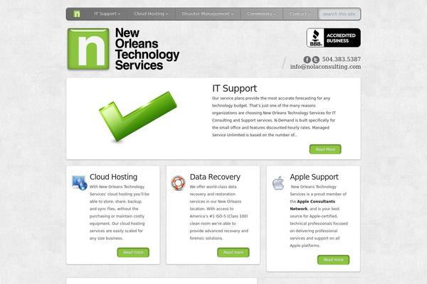 Minimal theme site design template sample
