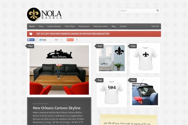 Argentum theme site design template sample