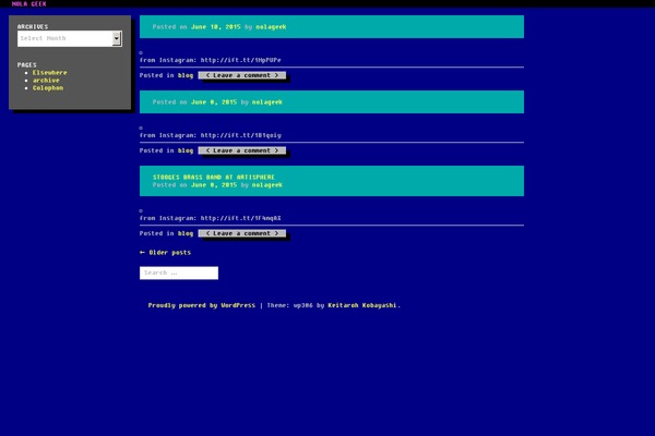 Site using Flickr-mini-gallery plugin