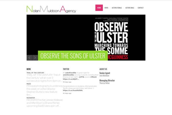 Bigbang theme site design template sample