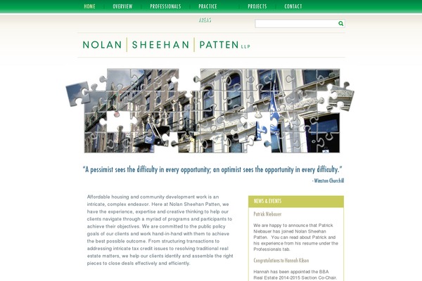 Nsp theme site design template sample