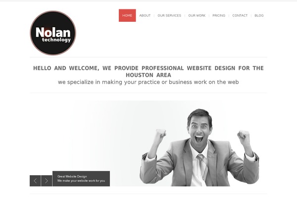 Bigbang theme site design template sample