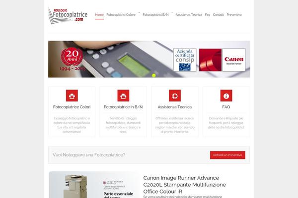 Silicon theme site design template sample