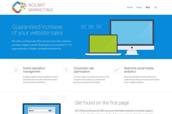 SEOWP theme site design template sample