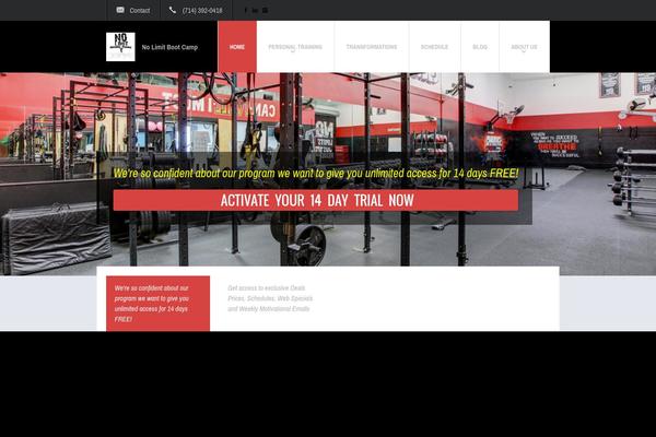 Fit Wp theme site design template sample