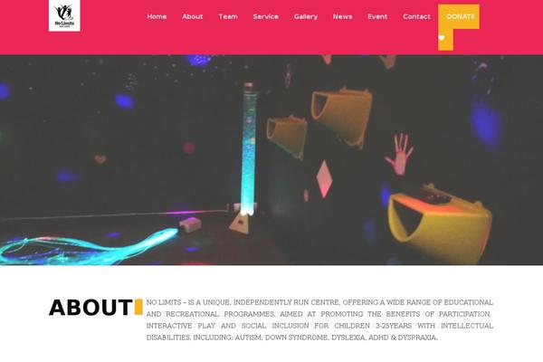 Heal-wp theme site design template sample