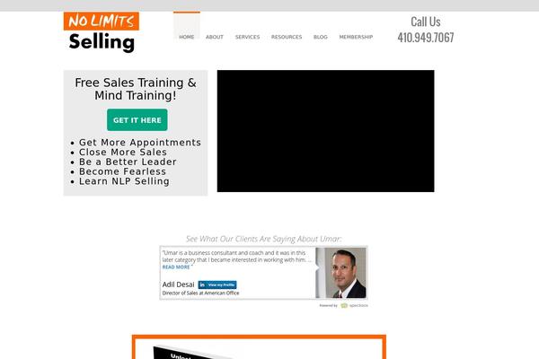 Headway theme site design template sample