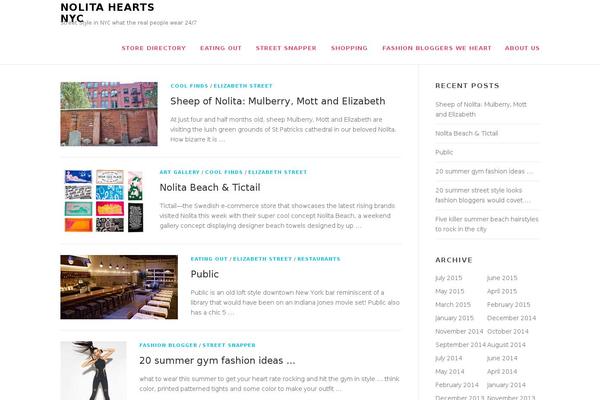 OnePress theme site design template sample