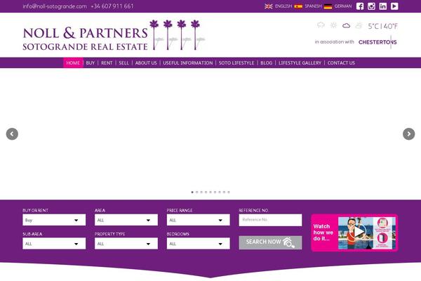 Realia theme site design template sample