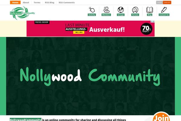 nollywoodcommunity.com site used Dynamico