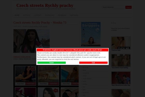 Site using Content Warning plugin