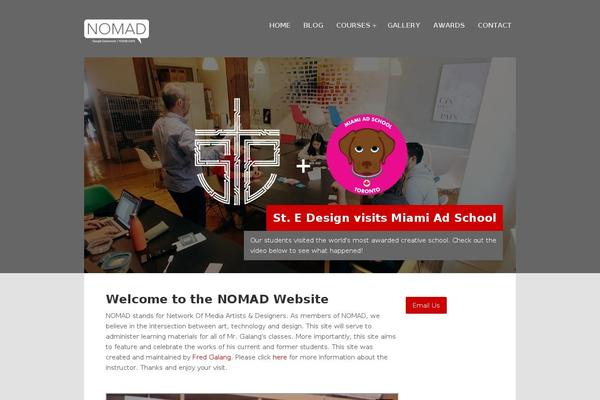 nomadcreatives.com site used Socialbuddy-childtheme