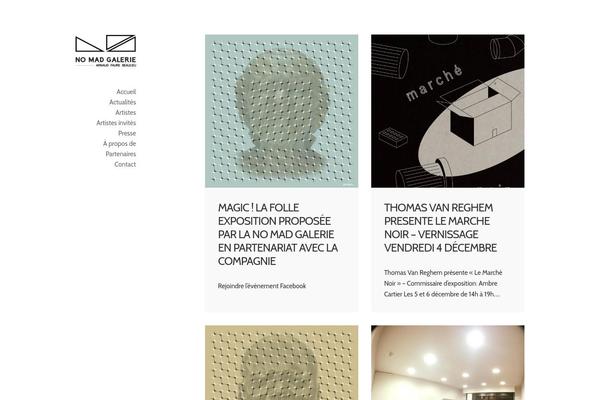 Crush theme site design template sample