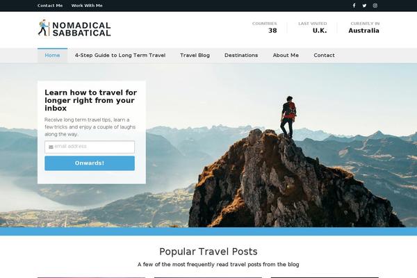 Site using Tilt Social Share Widget plugin