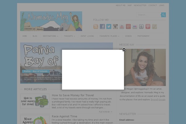 Leaf theme site design template sample