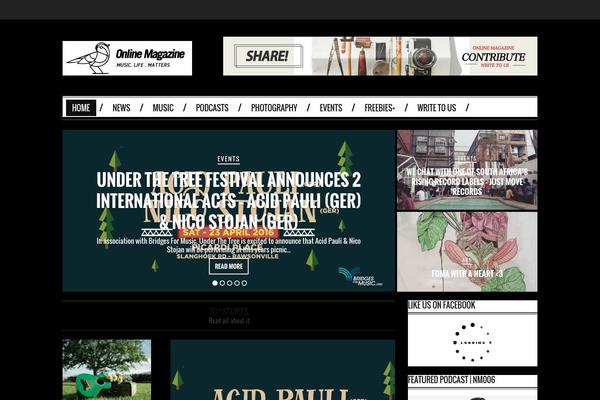 Santiago theme site design template sample