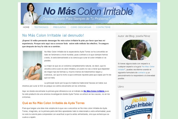 nomascolonirritable.net site used Lifestyle