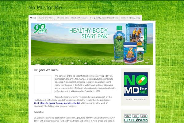 Misty Lake theme site design template sample