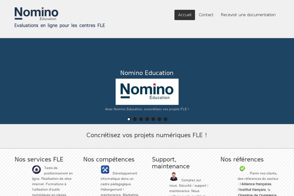 Panoramica theme site design template sample